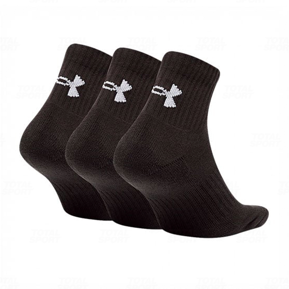 Medias Under Armour Core Quarter (pack de 3) (1358344-001) - Imagen 2