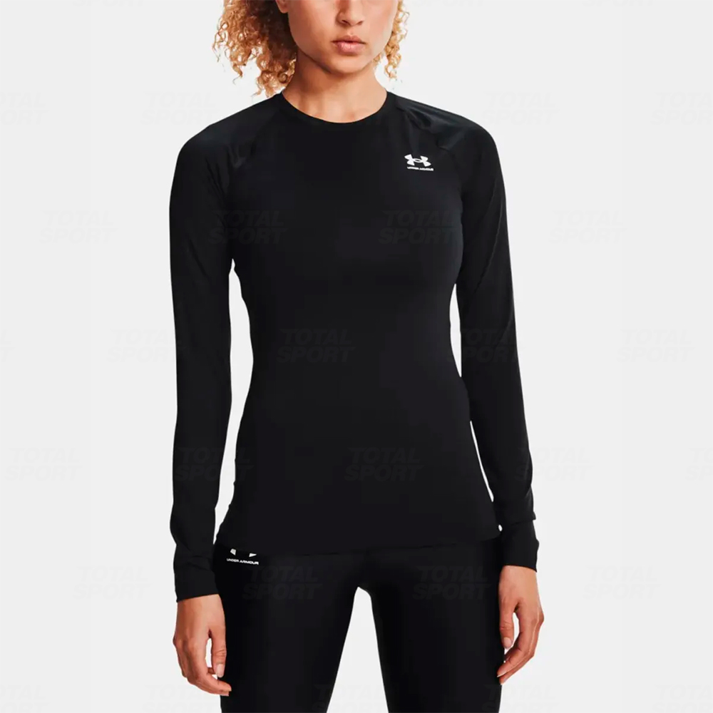 Polo manga larga Dama Under Armour HeatGear Compression (1365459-002)