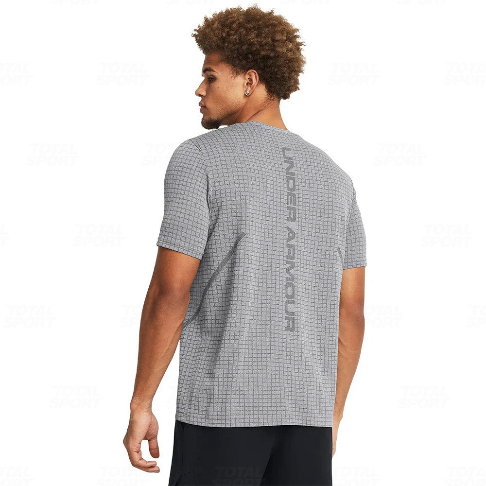 Polo Varon Under Armour Seamless Grid Ss (1376921-011) PROMO FIESTAS DE TACNA DEL 1 AL 31 DE AGOSTO - Imagen 4