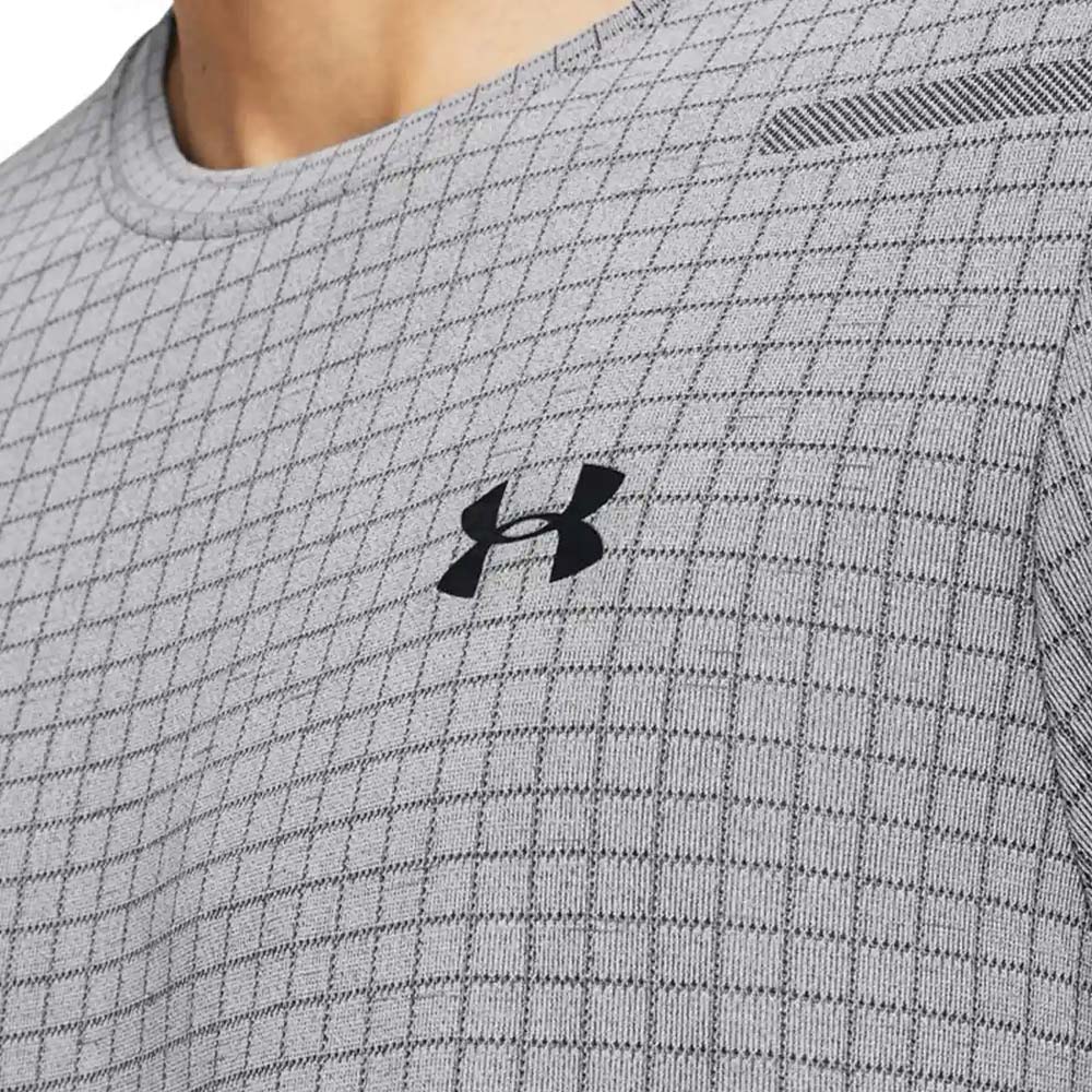 Polo Varon Under Armour Seamless Grid Ss (1376921-011) PROMO FIESTAS DE TACNA DEL 1 AL 31 DE AGOSTO - Imagen 3