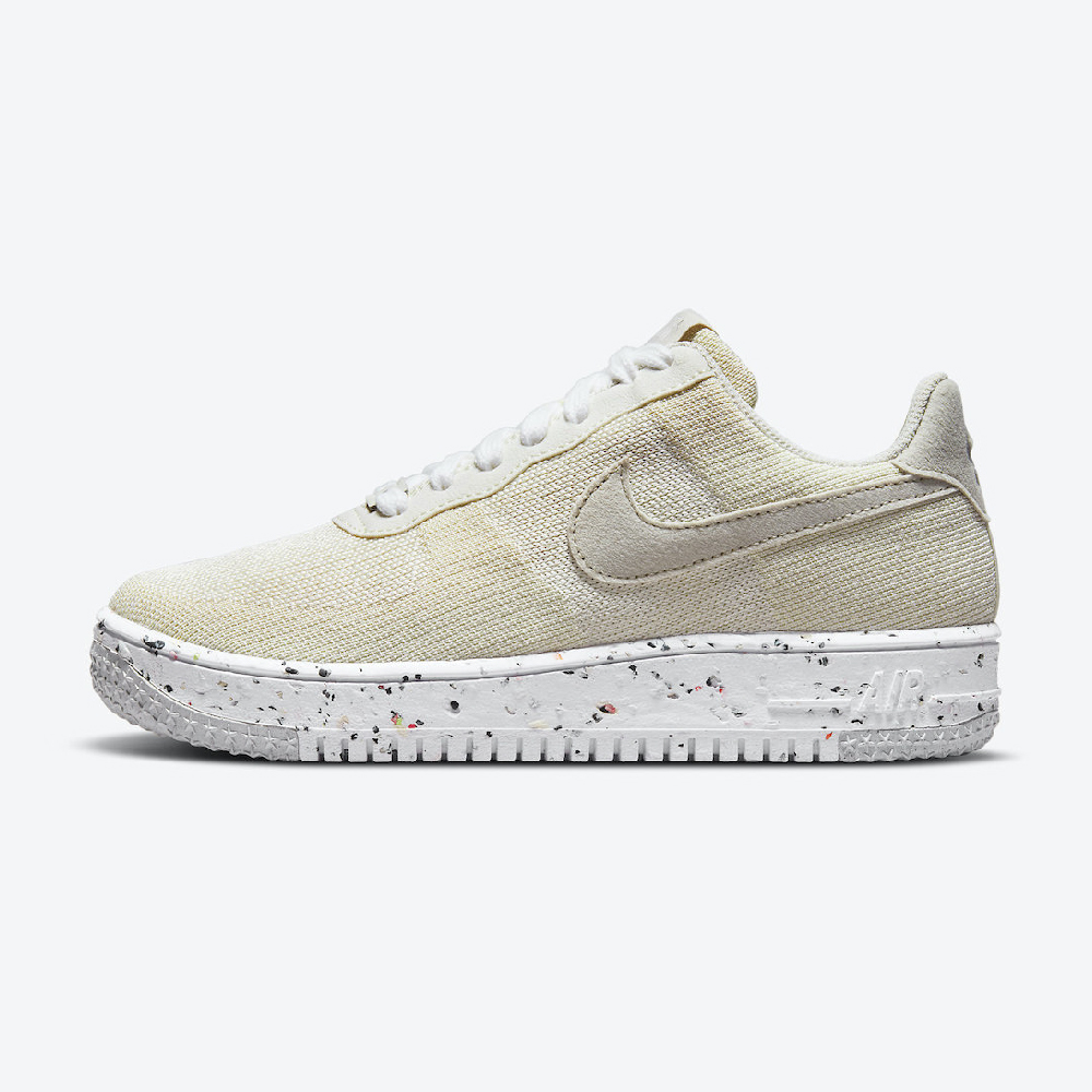 Nike Dama Air Force 1 Crater Flyknit Sail