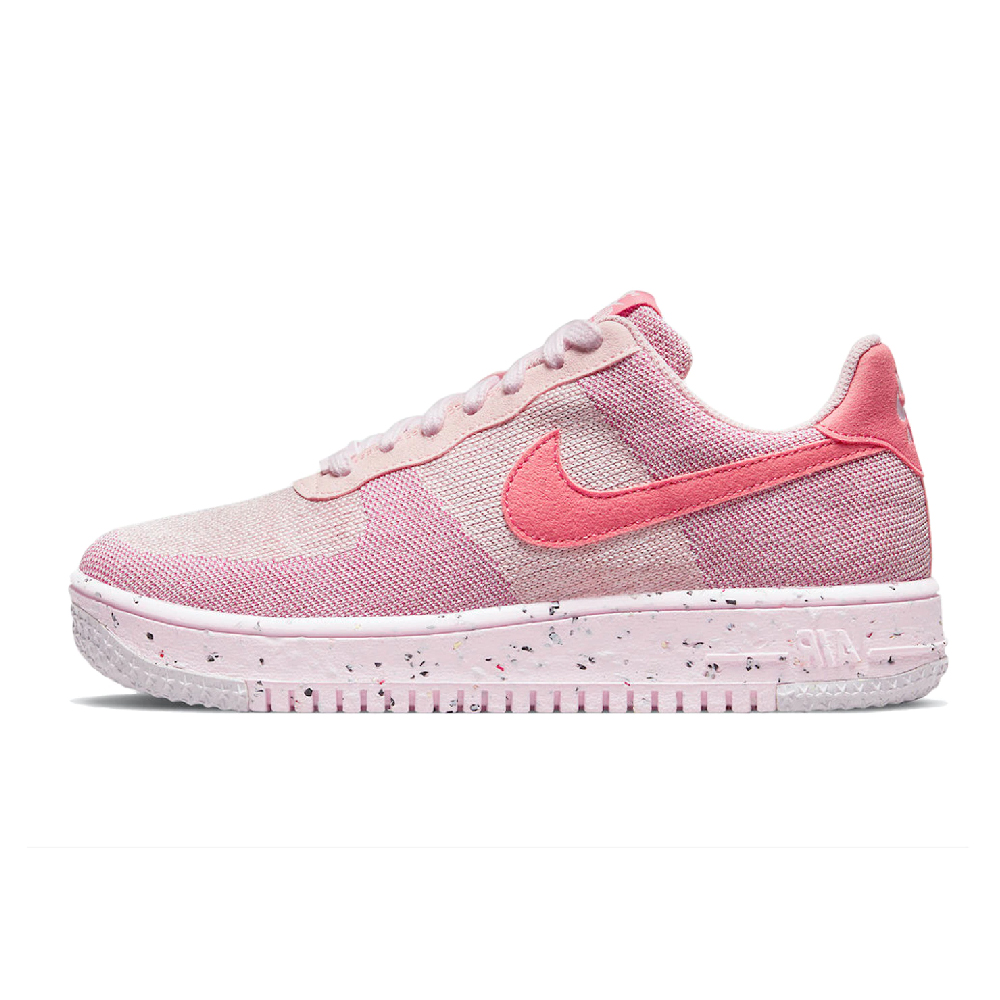 Nike Dama Air Force 1 Low Crater Flyknit Pink