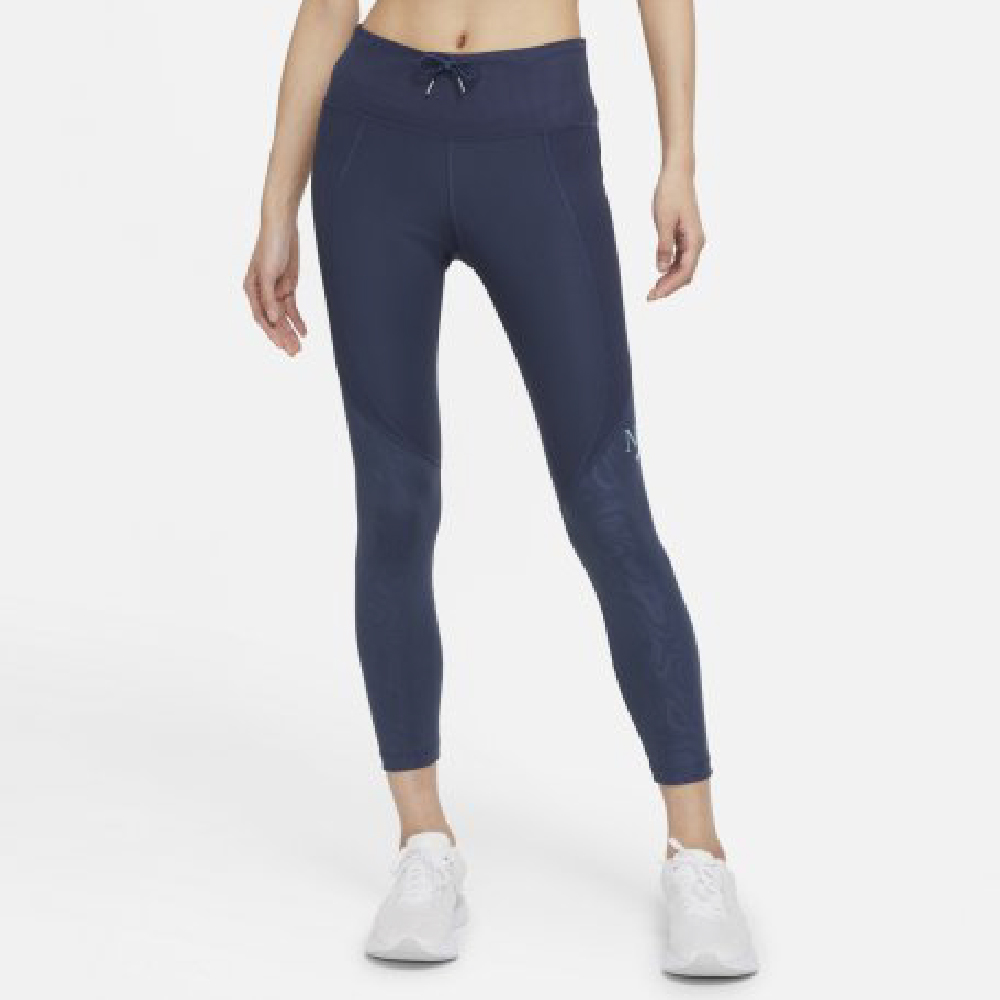 Pantaloneta Dama RN Nike Dri-Fit Femme Fast Blue