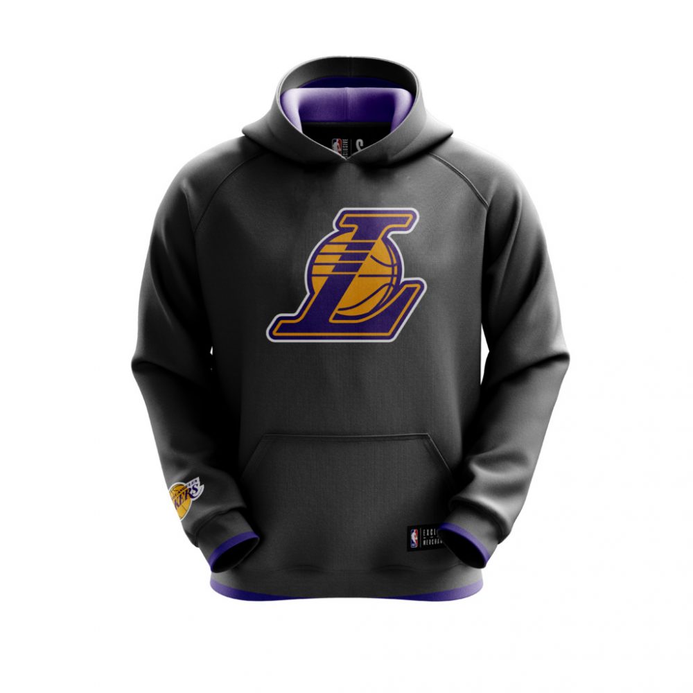Hoodie Varon BA NBA Los Angeles Angeles Lakers (capucha + bolsillo) Fexpro