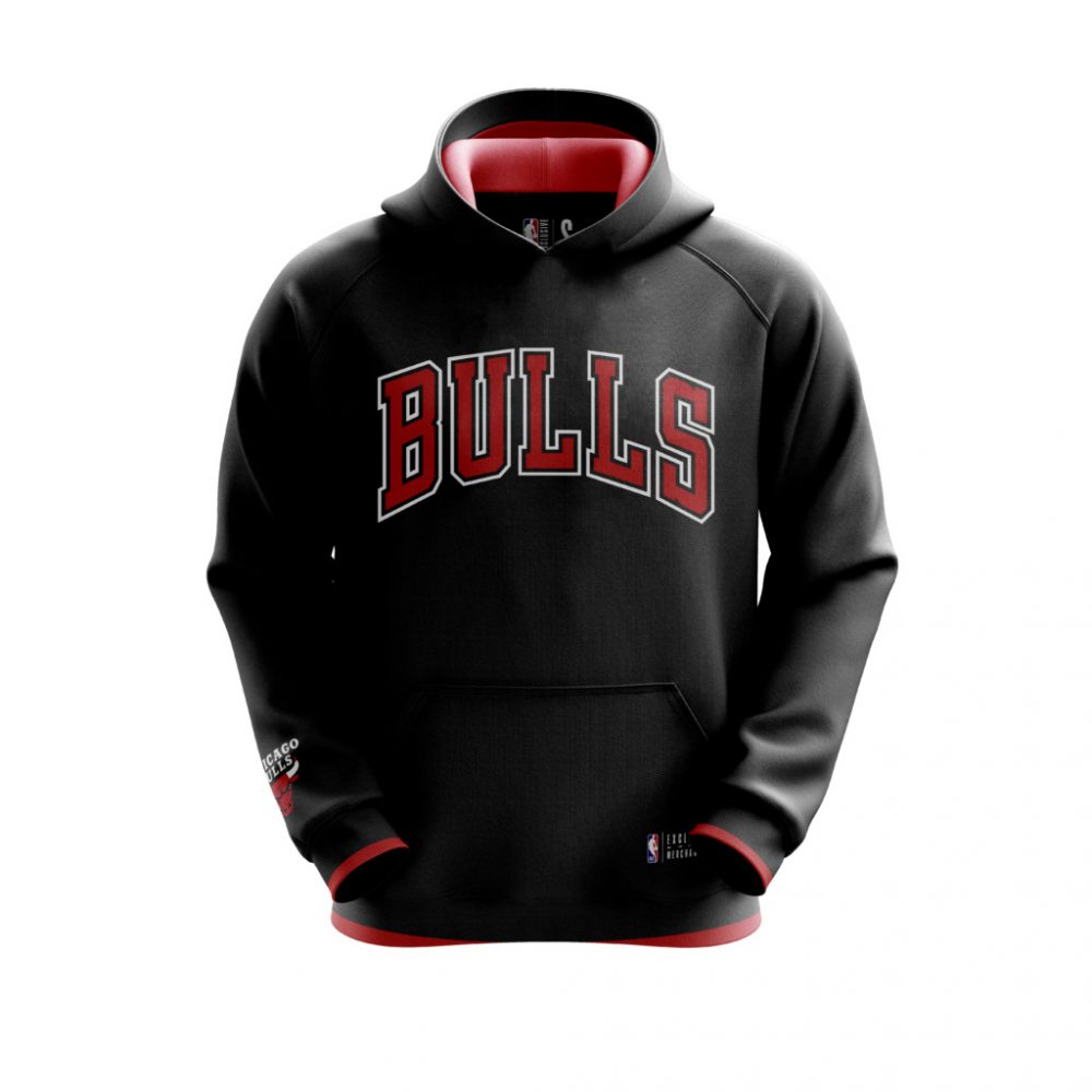 Hoodie Varon BA NBA Chicago Bulls (capucha + bolsillo) Fexpro
