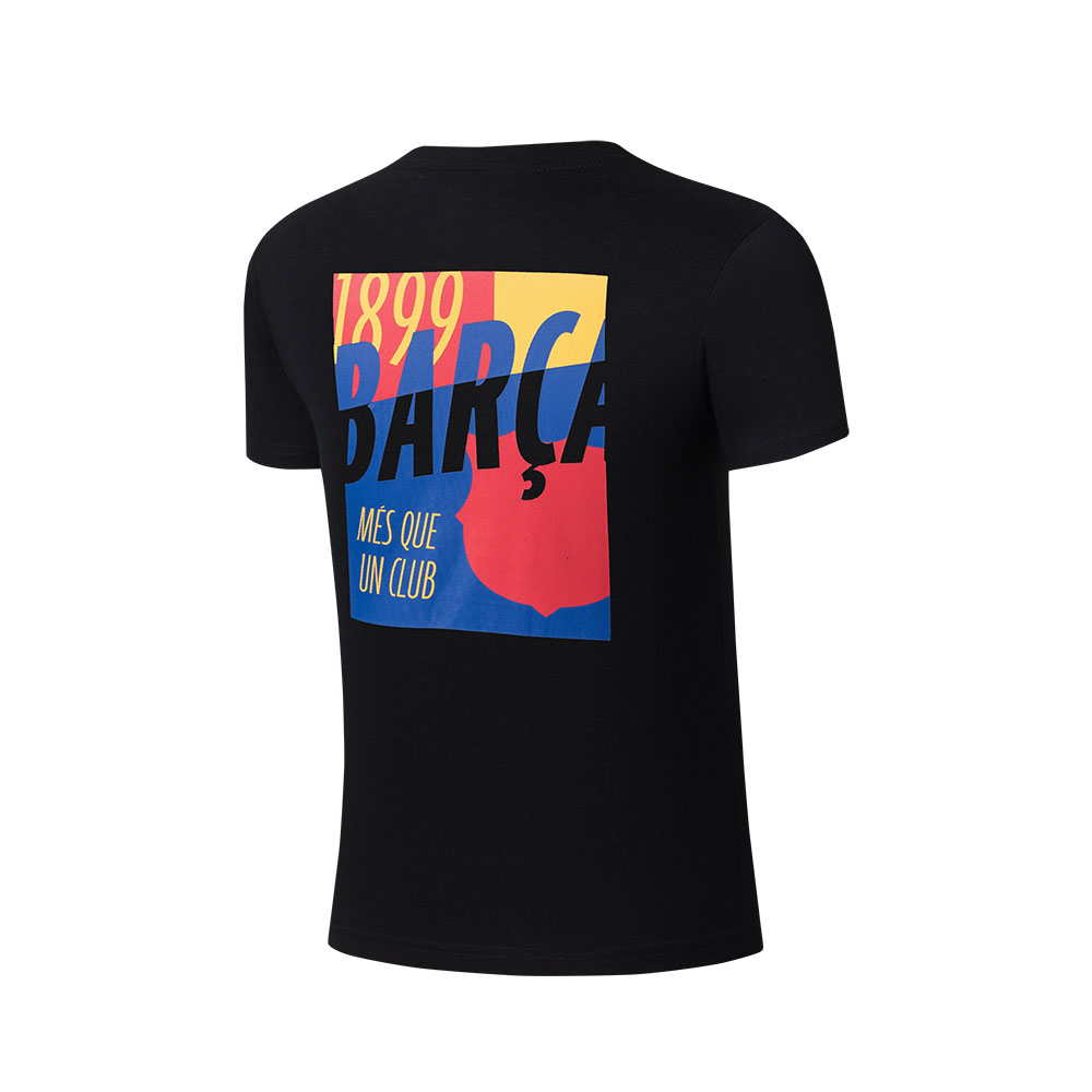 Polo Varon Fc Barcelona NEGATIVE SPACES FU FEXPRO (BCNTS525114-BK1) - Imagen 2