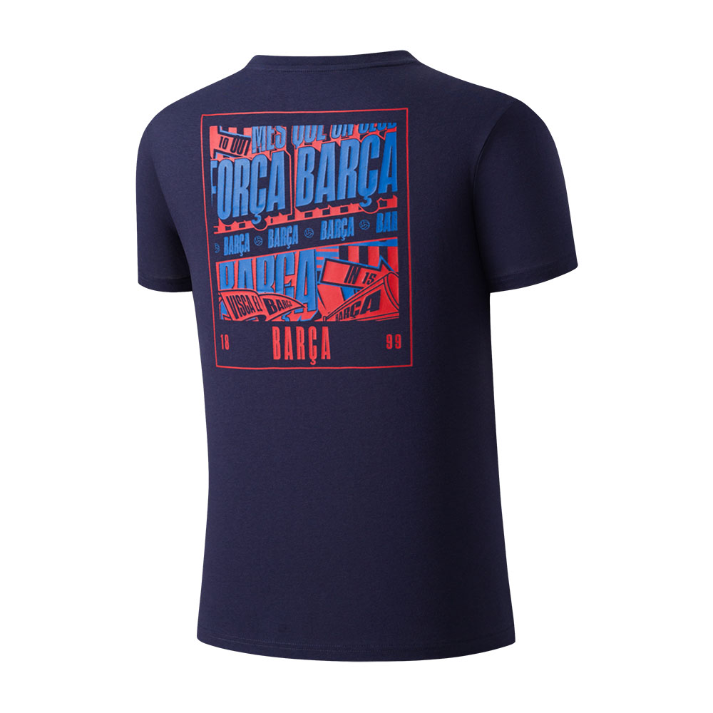 Polo casual Varon FC Barcelona est. 1898 (BCNTS526105-NV1) - Imagen 2
