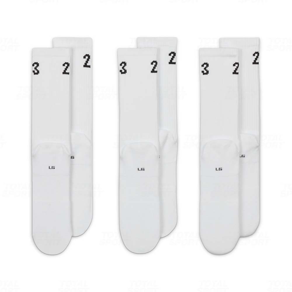 Medias Jordan Essentials Largas 3 Pares (DA5718-100) - Imagen 3