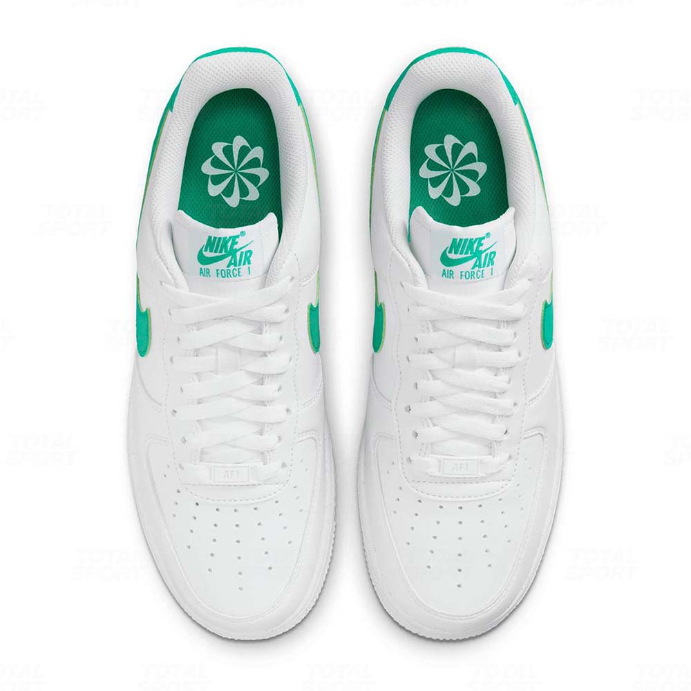 Nike Dama Air Force 1 '07 Next Nature White Stadium Green (DV3808-108) PROMO FIESTAS DE TACNA DEL 1 AL 31 DE AGOSTO - Imagen 3