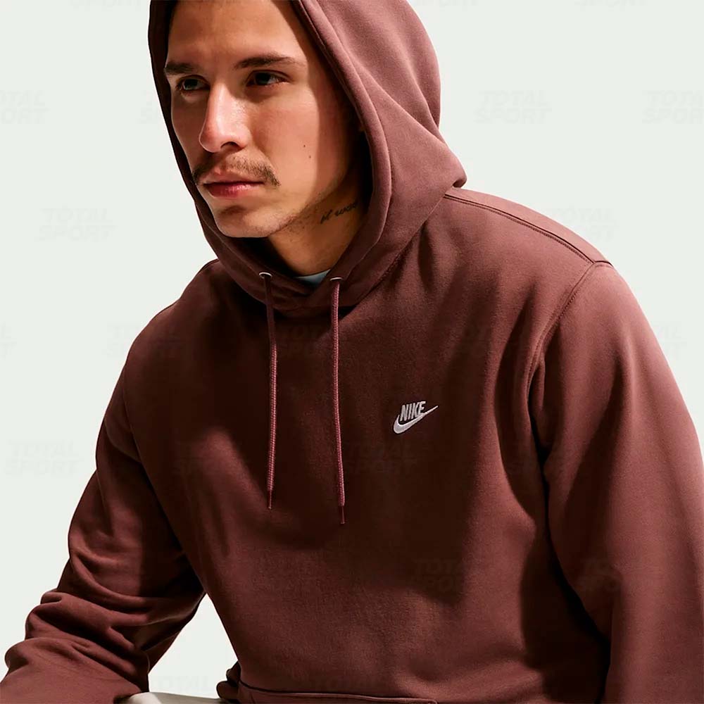 Hoodie Varon Nike Sportswear Hombre Club Fleece (FN3859-502) - Imagen 4