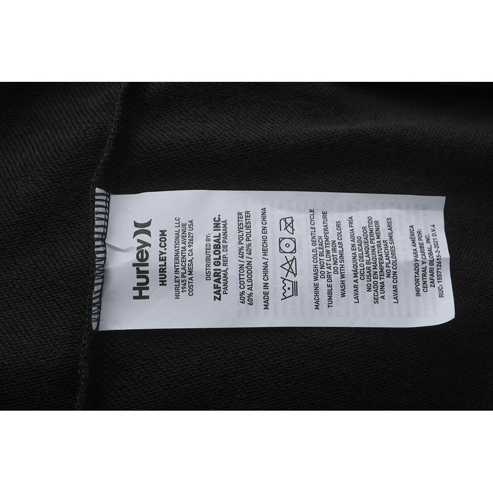 Hoodie Varon Hurley one and only (capucha + bolsillo)(HZ243P05435-001) - Imagen 14