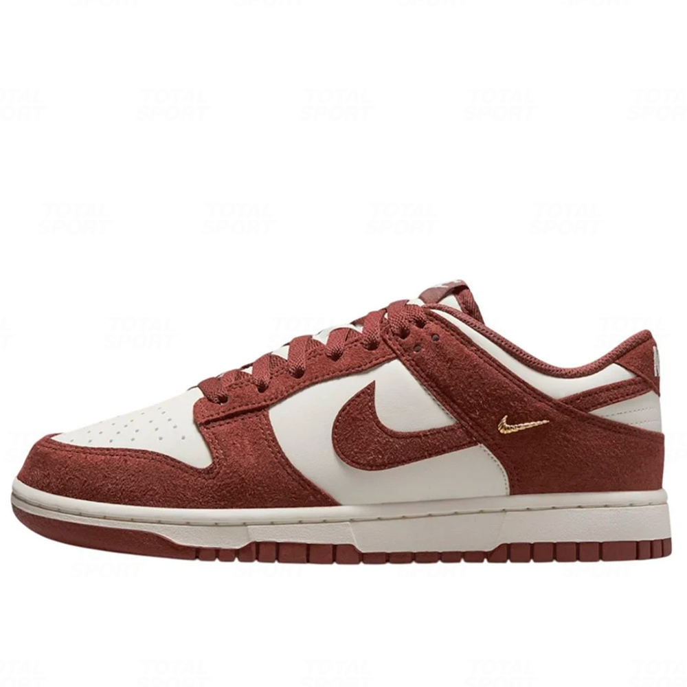 Nike Dama Dunk Low Red Sepia Gold Mini Swoosh (IB4417-104)