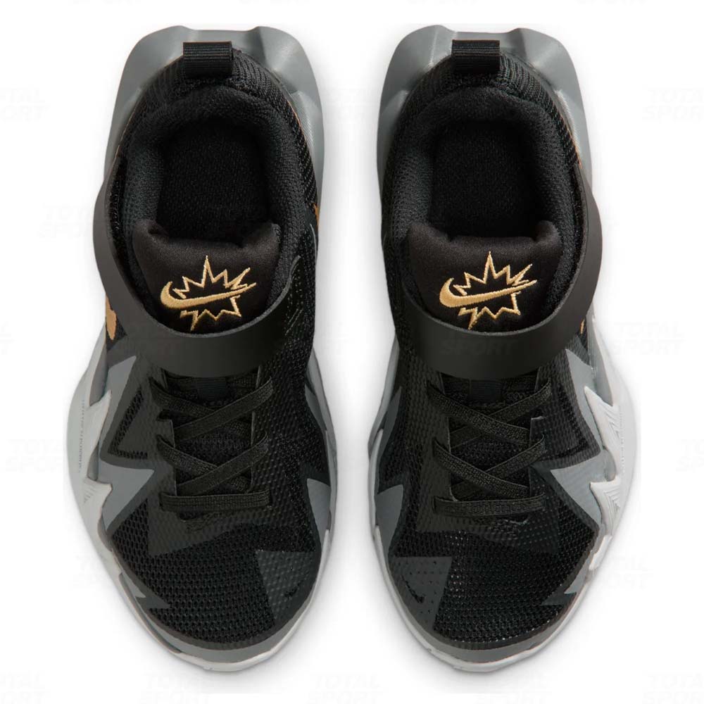 Niños Nike ST Dynamite Black Wolf Grey Metallic Gold (PS) (IH2307-001) - Imagen 3