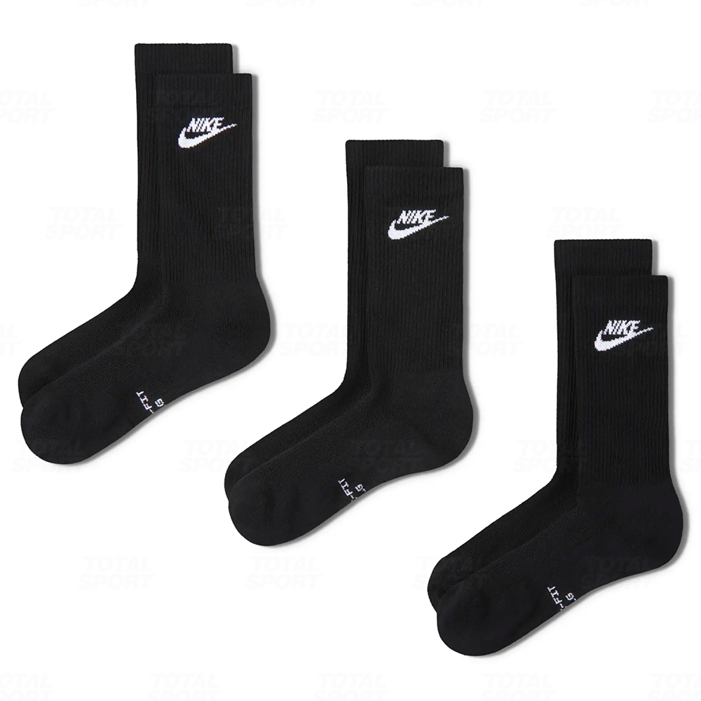 Medias Unisex Nike Everyday Elevated (3 pares) (IH8522-902) - Imagen 5