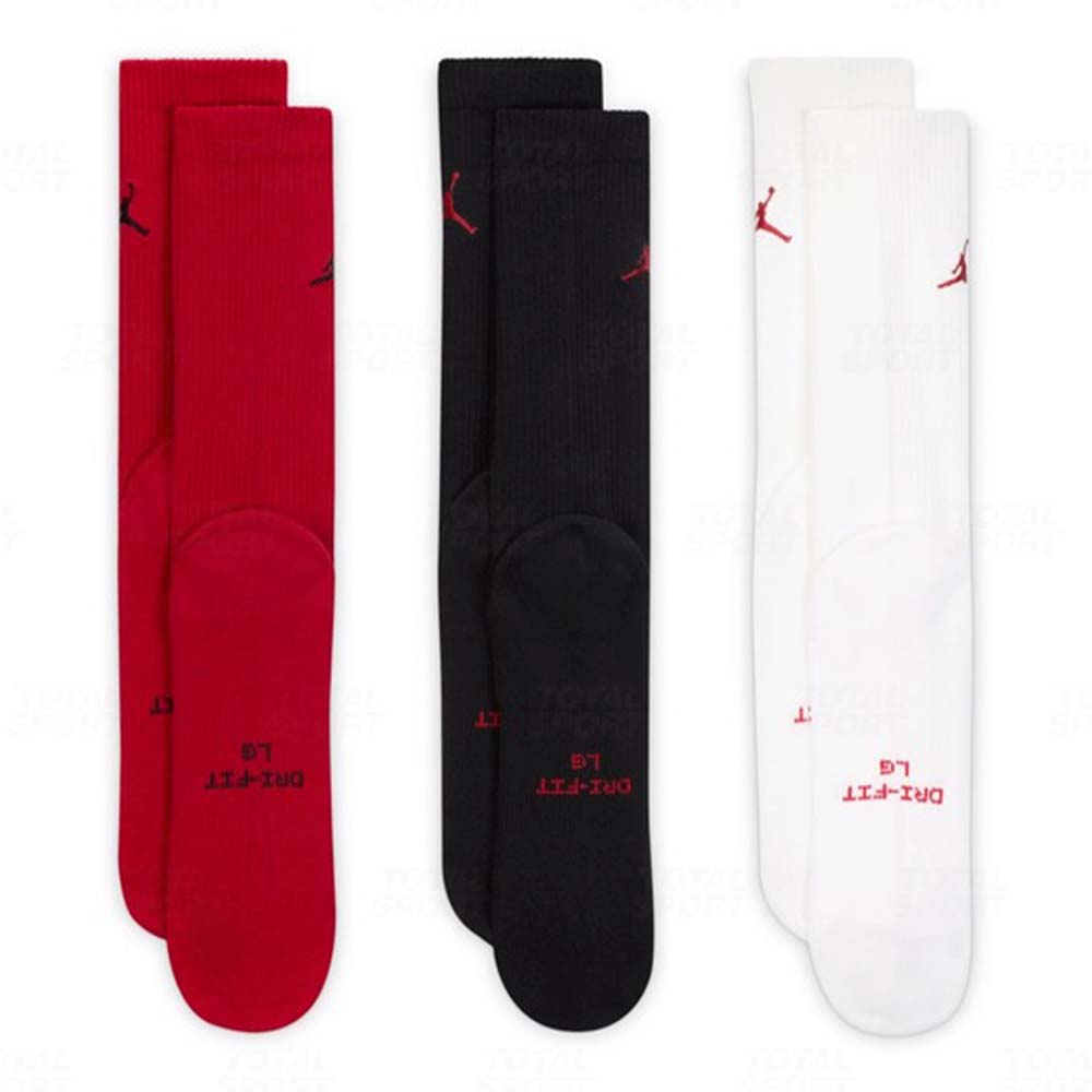 Medias Varon Jordan Everyday Crew Socks (3 Pairs) (IR6319-901) - Imagen 3