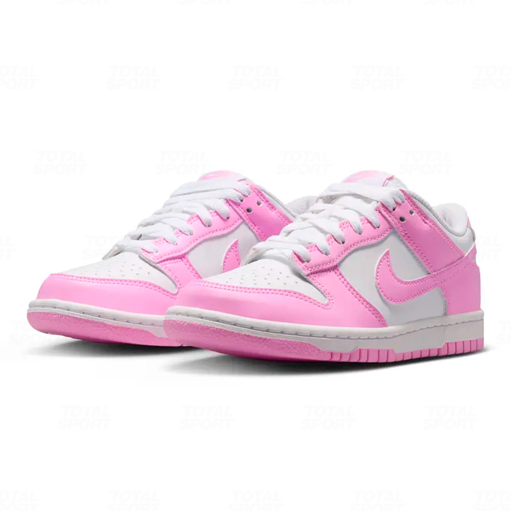 Juvenil Nike Dunk Low White Pink Rise (GS) (IU7766-125) - Imagen 2