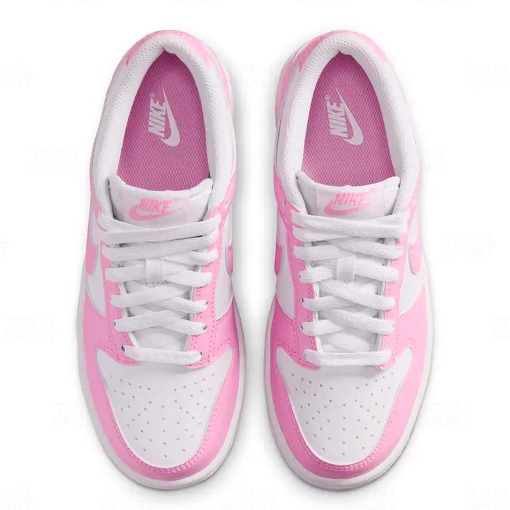 Juvenil Nike Dunk Low White Pink Rise (GS) (IU7766-125) - Imagen 4