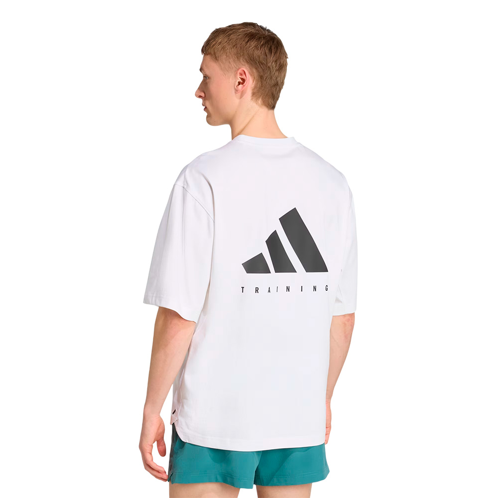 Polo Varon Adidas Graphics oversize Power Workout (JV9683) - Imagen 3
