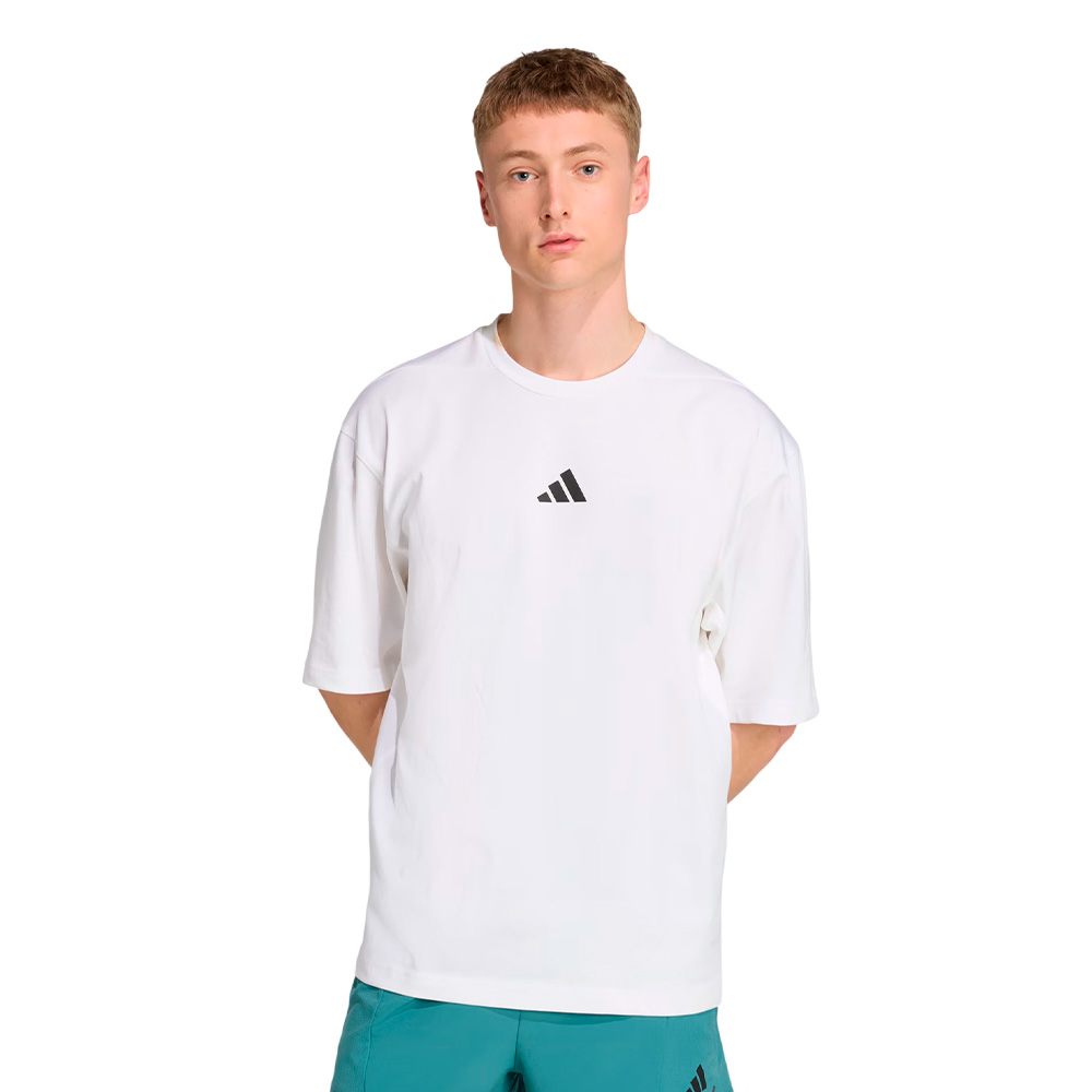Polo Varon Adidas Graphics oversize Power Workout (JV9683) - Imagen 2