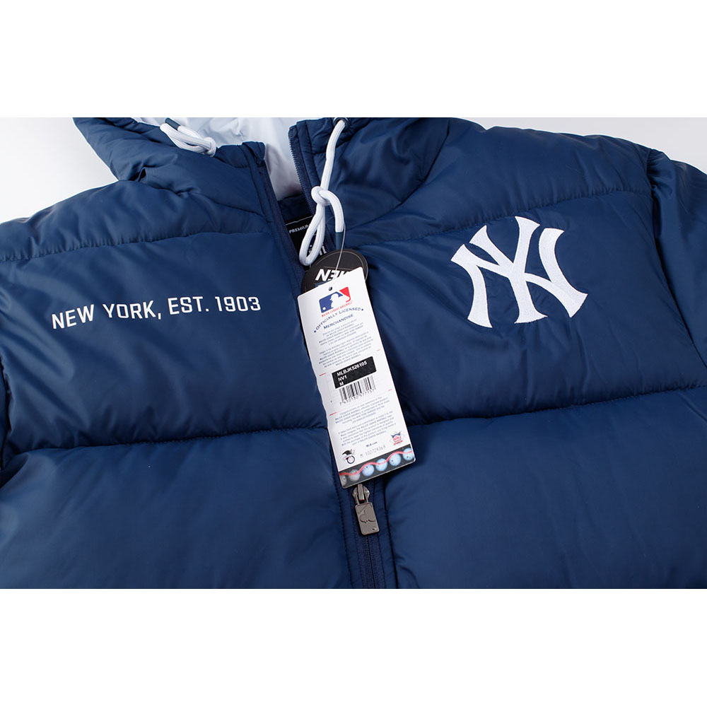 Casaca de invierno con capucha Varon New York Yankees MLB Logo back (MLBJK526105-NV1) - Imagen 9