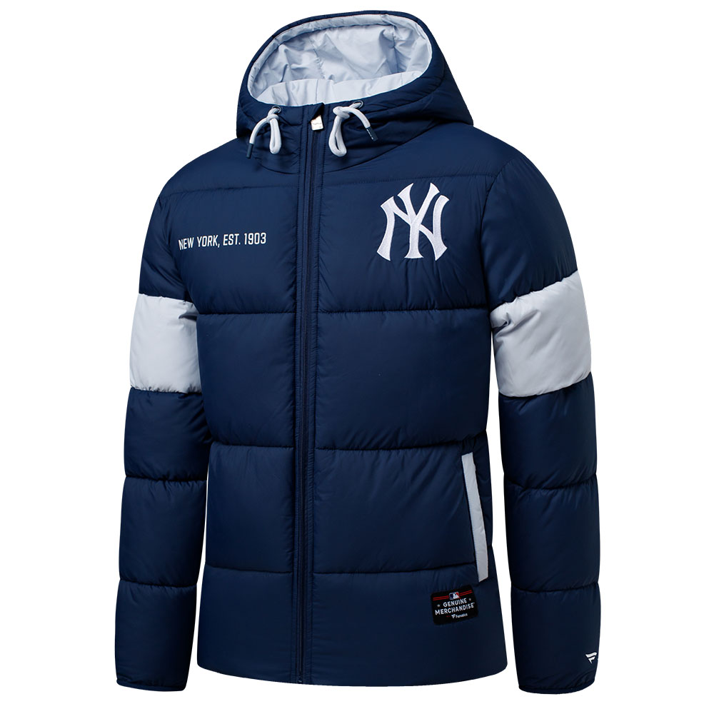Casaca de invierno con capucha Varon New York Yankees MLB Logo back (MLBJK526105-NV1)