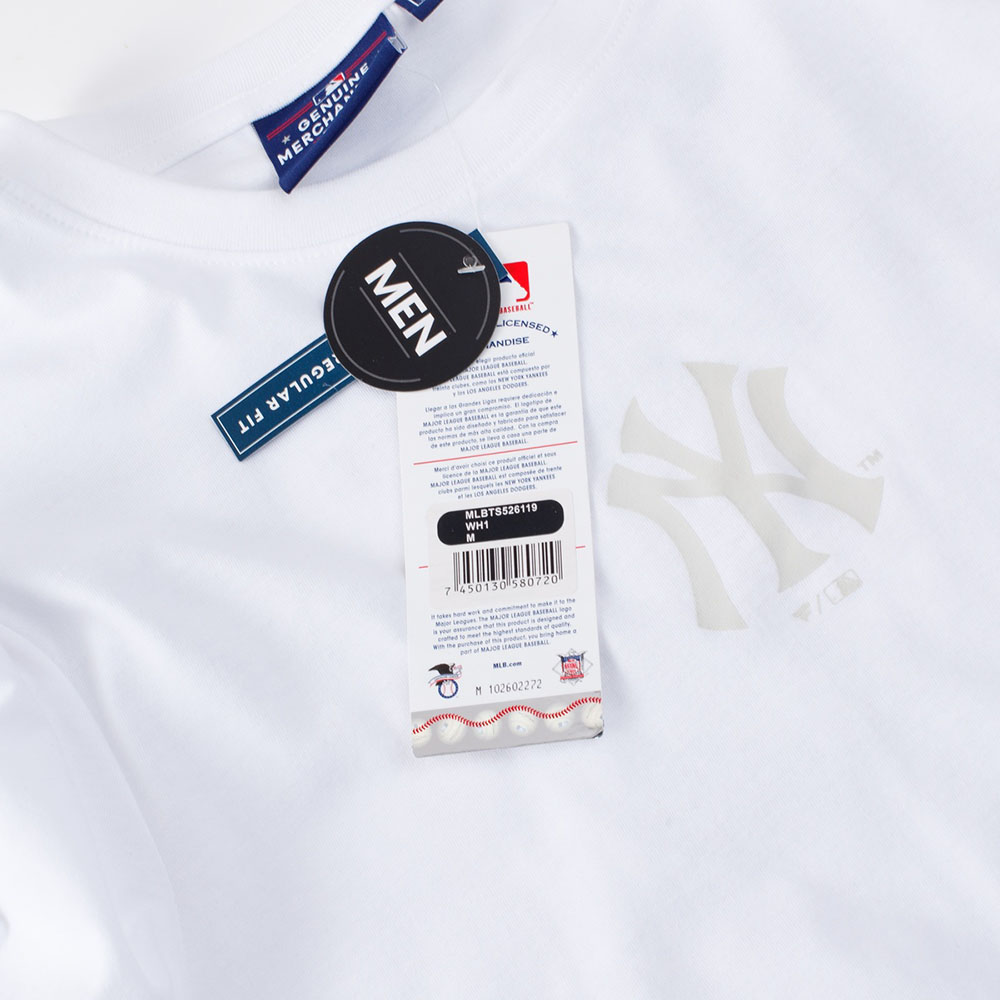 Polo Varon New York Yankees MLB (MLBTS526119-WH1) - Imagen 7