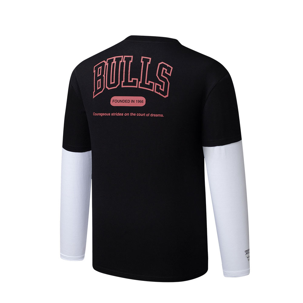 Polo manga larga Varon Chicago Bulls NBA FEXPRO (NBALS525103-BK1) - Imagen 2