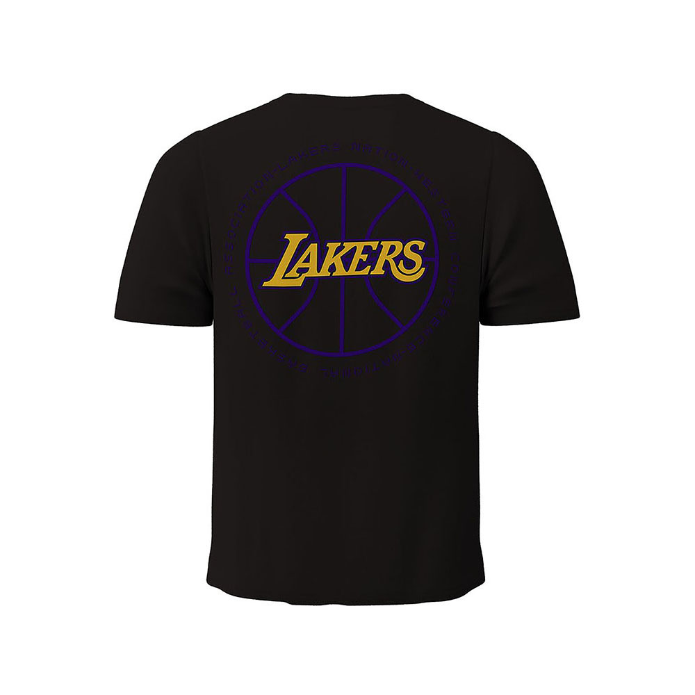 Polo Varon Los Angeles Lakers NBA FRONT LOGO (NBATS526105-BK2) - Imagen 4