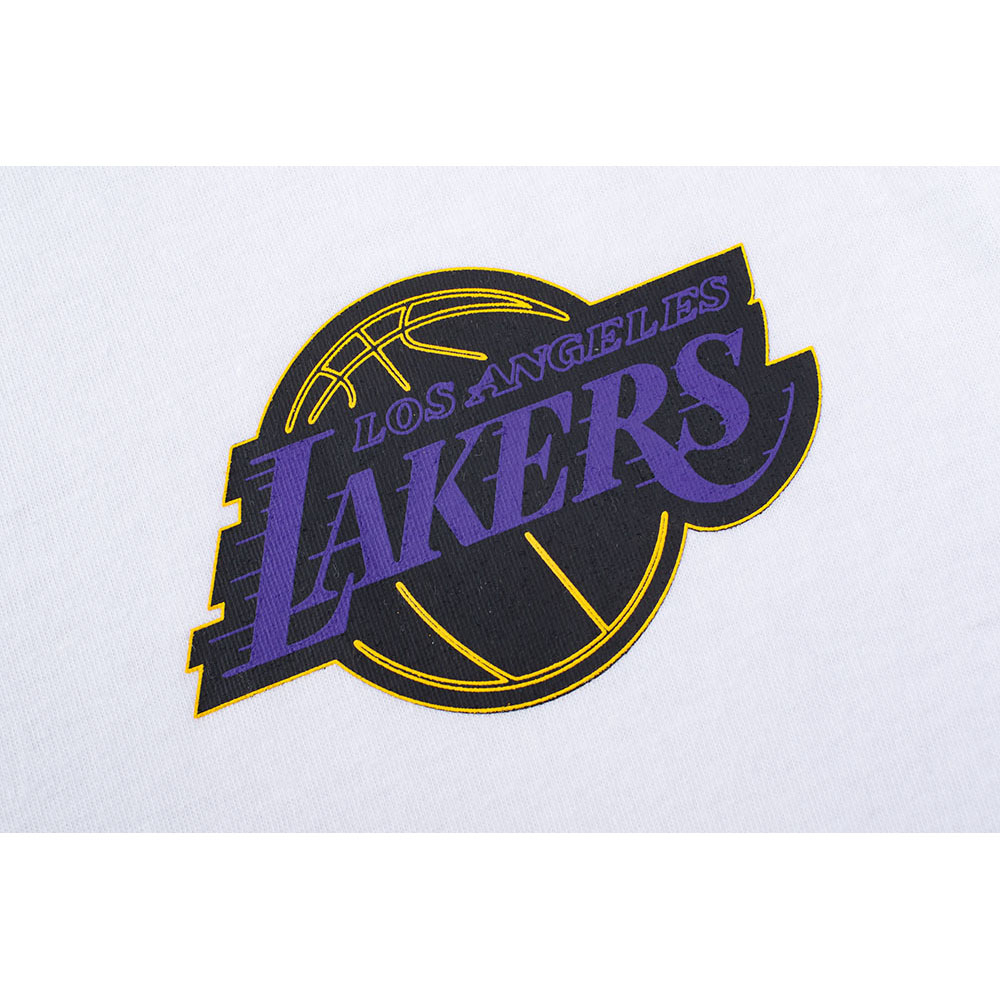 Polo Varon Los Angeles Lakers NBA back print (NBATS526111-WH1) - Imagen 3