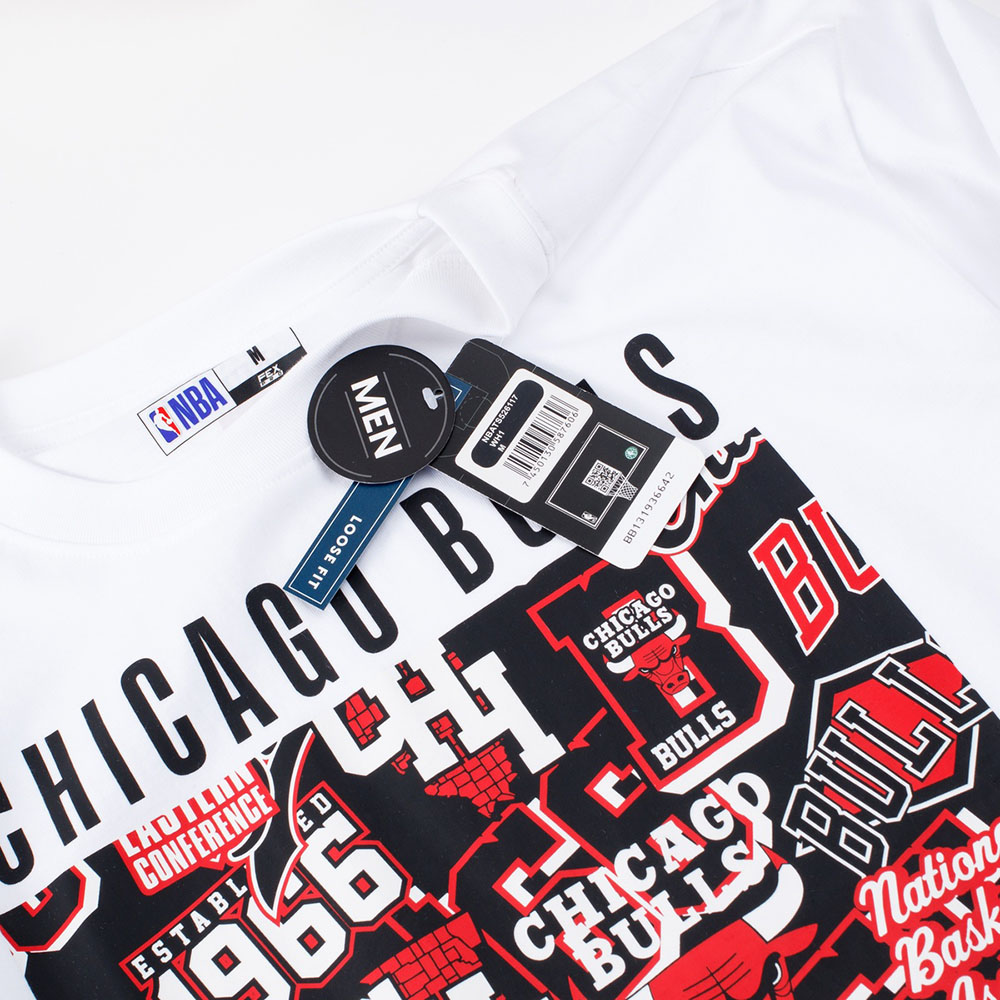 Polo Varon Chicago Bulls NBA (NBATS526117-WH1) - Imagen 6