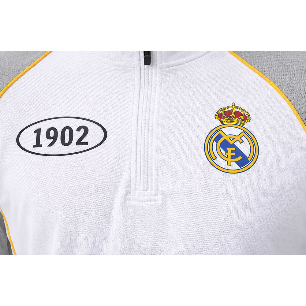 Chaqueta Varon 1/4 zip Real Madrid (RMDLS526102-WH1) - Imagen 3