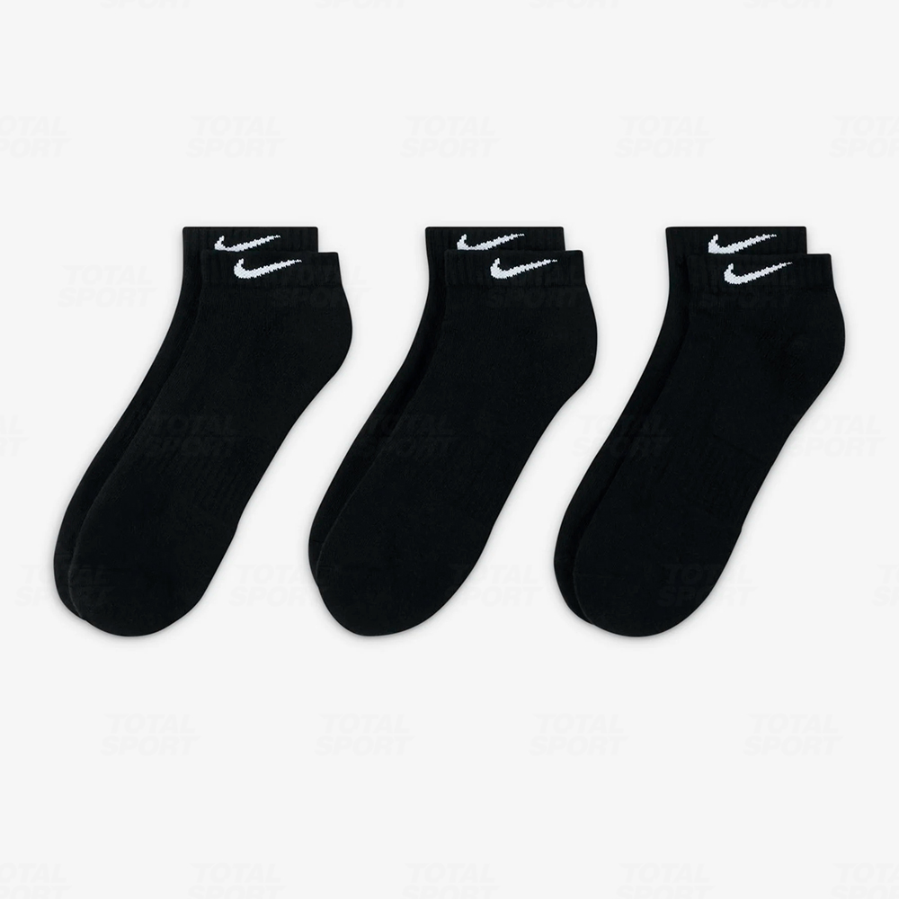 Medias Varon Nike Everyday Cushion Low (3 pares) (SX7670-010) - Imagen 3