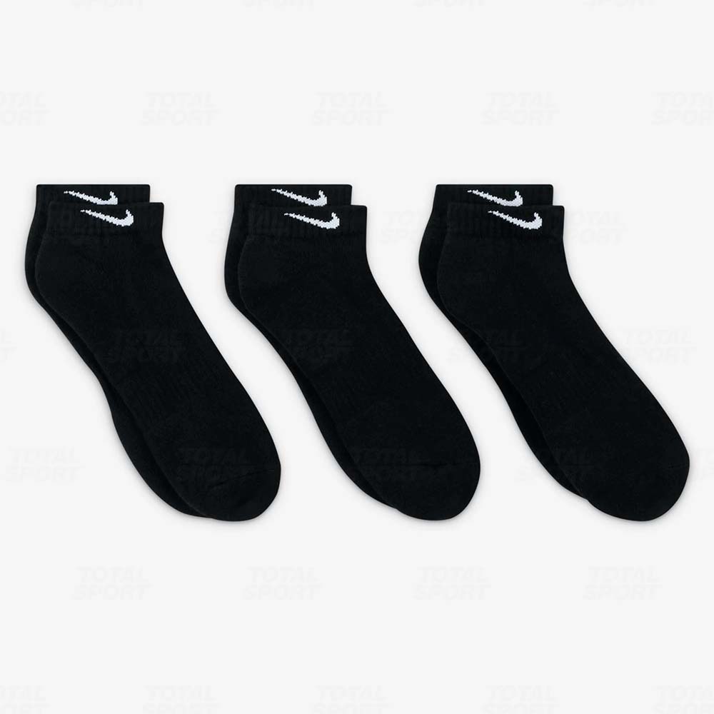 Medias Varon Nike Everyday Cushion Low (3 pares) (SX7670-010) - Imagen 4