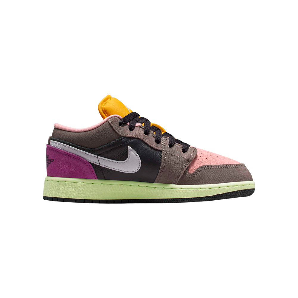 Juvenil Jordan 1 Low SE Tokyo Bio Hack (GS) (HQ2021-005) PROMO FIESTAS DE TACNA DEL 1 AL 31 DE AGOSTO - Imagen 5